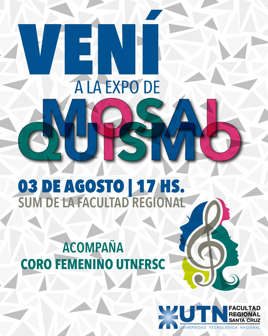 Muestra de Mosaiquismo en la Facultad Regional Santa Cruz